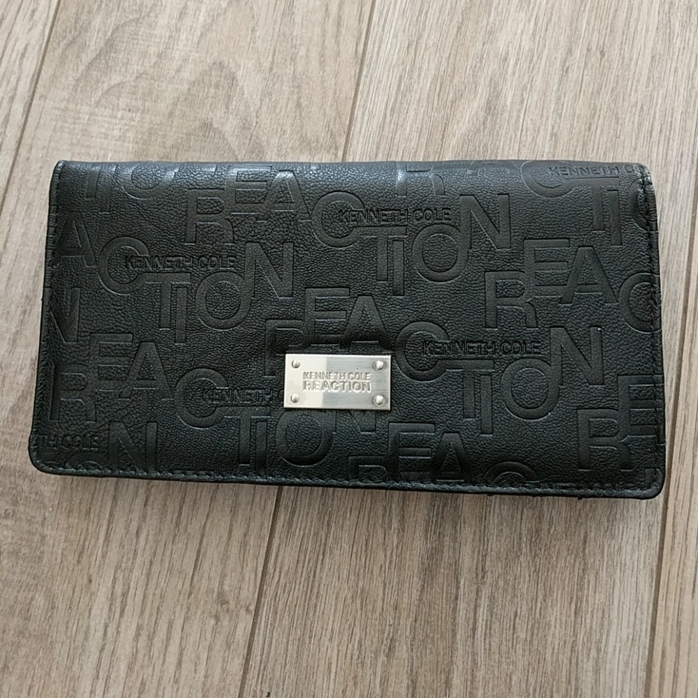 Kenneth cole reaction wallet, used, black